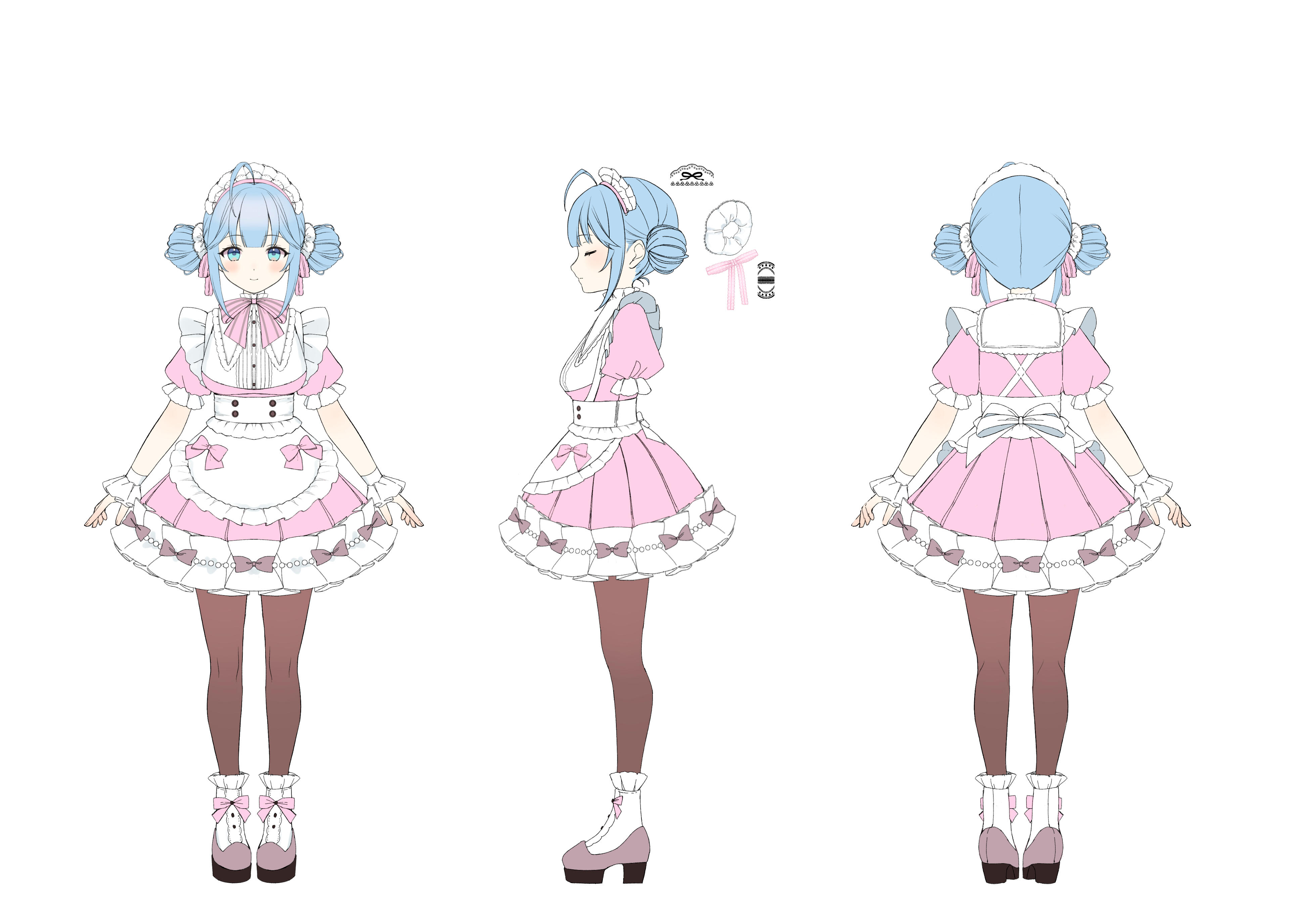 Maid cafe 3D design Maid cafe 3D design